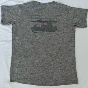Patagonia Capilene Cool Daily Graphic T-Shirt - Women's L - Feather Grey